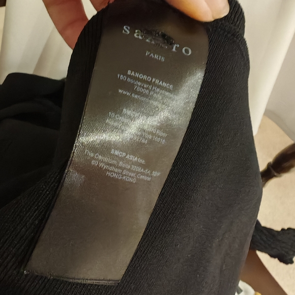 Sandro Black Puff Sleeve Dress - Picture 16 of 16